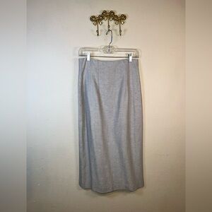Minge Chic Women's Gray and Ivory Pencil Skirt. Size M/38